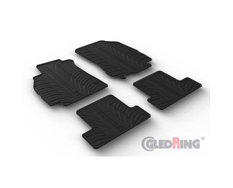 Rubber mats suitable for Renault Megane III HB 5-door 2008-2015