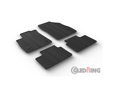 Rubber mats suitable for Renault Talisman Sedan 3/2016- (4-piece), Image 2