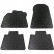 Rubber mats suitable for Renault Zoe 2012-2018 & 2019- (4-piece + mounting system)