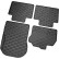 Rubber mats suitable for Renault Zoe 2012-2018 & 2019- (4-piece + mounting system), Thumbnail 2
