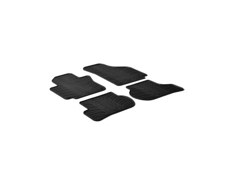 Rubber mats suitable for Seat Altea incl. XL 2004- (T-Design 4-piece), Image 2