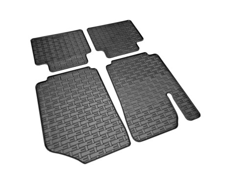 Rubber mats suitable for Seres 3 Electric 2021- (4-piece with mounting points), Image 2
