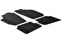 Rubber mats suitable for Skoda Fabia II 2007-2014 (T profile