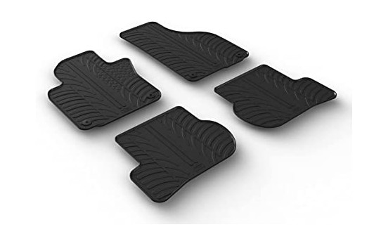 Rubber mats suitable for Skoda Octavia IV Sedan