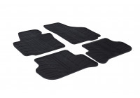 Rubber mats suitable for Skoda Yeti 2013- (T-Design 4-piece + mounting clips)