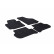 Rubber mats suitable for Skoda Yeti 2013- (T-Design 4-piece + mounting clips)