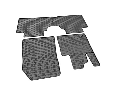 Rubber mats suitable for Smart #1 EV 2022- (4-piece + mounting system), Image 2