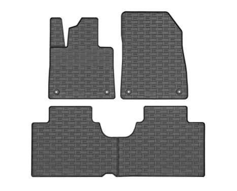 Rubber mats suitable for Smart #1 EV 2022- (4-piece with mounting points)