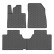 Rubber mats suitable for Smart #1 EV 2022- (4-piece with mounting points)