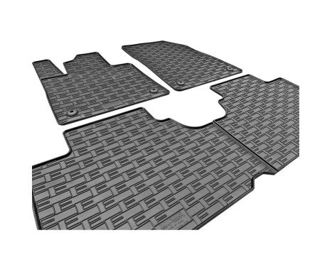 Rubber mats suitable for Smart #1 EV 2022- (4-piece with mounting points), Image 3
