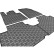 Rubber mats suitable for Smart #1 EV 2022- (4-piece with mounting points), Thumbnail 3