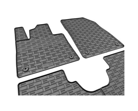 Rubber mats suitable for Smart #1 EV 2022- (4-piece with mounting points), Image 4