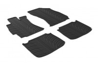 Rubber mats suitable for Subaru Outback 11/2014- (T-Design 4-piece)