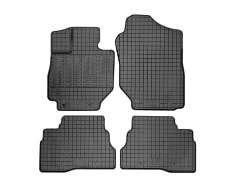 Rubber mats suitable for Suzuki Jimny (A6G) 2018- (4-piece with mounting points)