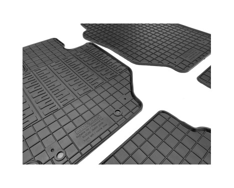 Rubber mats suitable for Suzuki Jimny (A6G) 2018- (4-piece with mounting points), Image 4