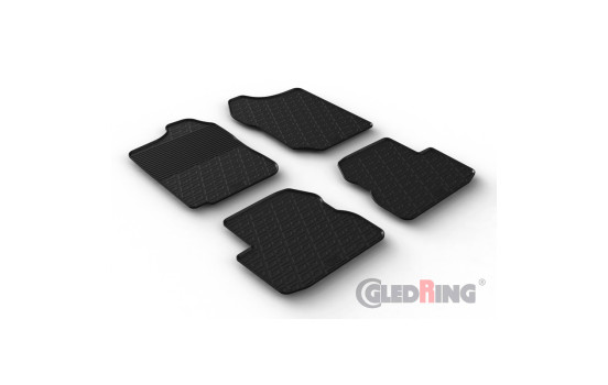 Rubber mats suitable for Suzuki Jimny (FJ) 1998-2018 (T profile 4-piece), Image 2
