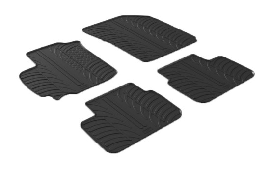 Rubber mats suitable for Suzuki Swift 5-door 2010- (4-piece)