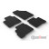 Rubber mats suitable for Suzuki Swift VI 5-door 2024- (T profile 4-piece)