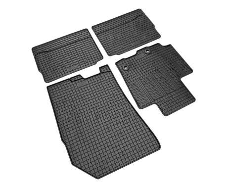 Rubber mats suitable for Suzuki SX-4 S-Cross Hybrid 2020- (4-piece + mounting system), Image 2