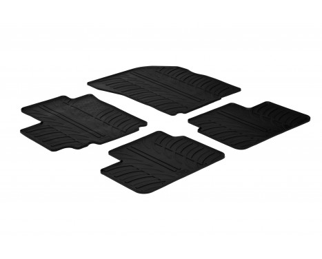Rubber mats suitable for Suzuki SX4 2006- & Fiat Sedici 2007