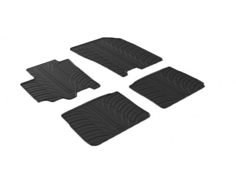 Rubber mats suitable for Suzuki SX4 S-Cross 2013-2016