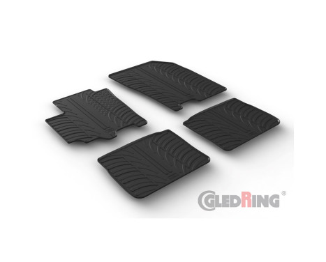 Rubber mats suitable for Suzuki SX4 S-Cross 2013-2016, Image 2