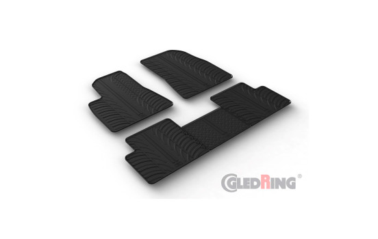 Rubber mats suitable for Tesla Model 3 2017- (5-piece), Image 2