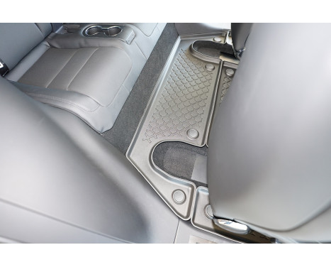 Rubber mats suitable for Tesla Model 6 seats; rear full 3rd row (RF-3rd), Image 3