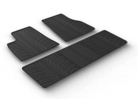 Rubber mats suitable for Tesla Model S 2016- (T profile 5-piece)