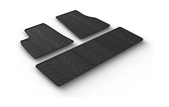 Rubber mats suitable for Tesla Model S 2016- (T profile 5-piece)