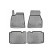 Rubber mats suitable for Tesla Model S AWD 2015+