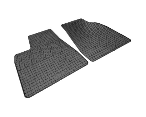 Rubber mats suitable for Tesla Model X 2016- (2-piece + mounting system), Image 2