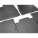Rubber mats suitable for Tesla Model X 2016- (5-piece with mounting points), Thumbnail 3