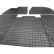Rubber mats suitable for Tesla Model X 2016- (5-piece with mounting points), Thumbnail 4
