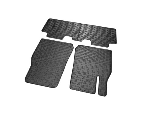 Rubber mats suitable for Tesla Model Y 2020- (3-piece with mounting points), Image 3