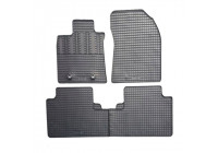 Rubber mats suitable for Toyota Avensis Sedan/Kombi 2009-2015 (4-piece with mounting points)