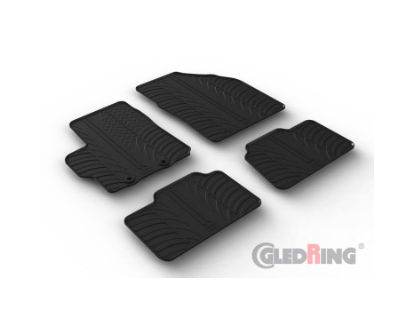 Rubber mats suitable for Toyota Aygo