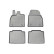 Rubber mats suitable for Toyota bZ4X / Lexus RZ 450e / Subaru Solterra 2022-