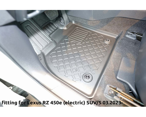 Rubber mats suitable for Toyota bZ4X / Lexus RZ 450e / Subaru Solterra 2022-, Image 3