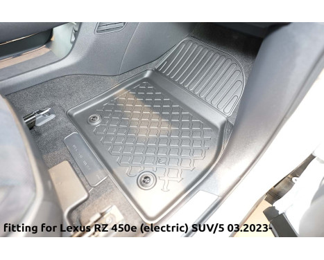 Rubber mats suitable for Toyota bZ4X / Lexus RZ 450e / Subaru Solterra 2022-, Image 5