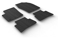 Rubber mats suitable for Toyota C-HR 2016- (T-Design 4-piece)