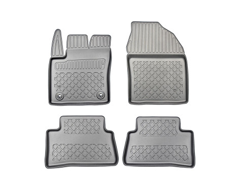 Rubber mats suitable for Toyota C-HR/C-HR II 2017+ (incl. Hybrid, excl. PHEV)