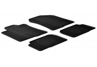 Rubber mats suitable for Toyota Corolla Verso 2004-2009 (T-Design 4-piece + mounting clips)