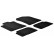 Rubber mats suitable for Toyota Corolla Verso 2004-2009 (T-Design 4-piece + mounting clips)