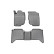 Rubber mats suitable for Toyota Hilux Double Cab 2006-2016