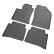 Rubber mats suitable for Toyota Prius IV 2016- (4-piece + mounting system), Thumbnail 2