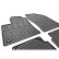 Rubber mats suitable for Toyota Prius IV 2016- (4-piece with mounting points), Thumbnail 4