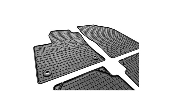 Rubber mats suitable for Toyota Prius IV 2016- (4-piece with mounting points), Image 4