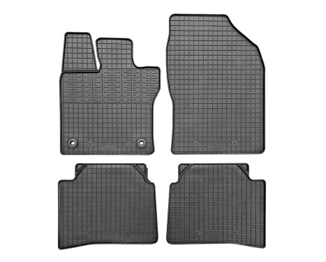 Rubber mats suitable for Toyota Prius V 2023- (4-piece + mounting system)