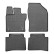 Rubber mats suitable for Toyota Prius V 2023- (4-piece + mounting system)